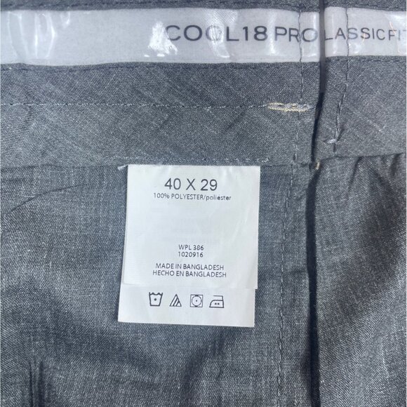 Haggar Men's Beige Khaki Pants Sz 40x29 - NWT - Picture 10 of 12